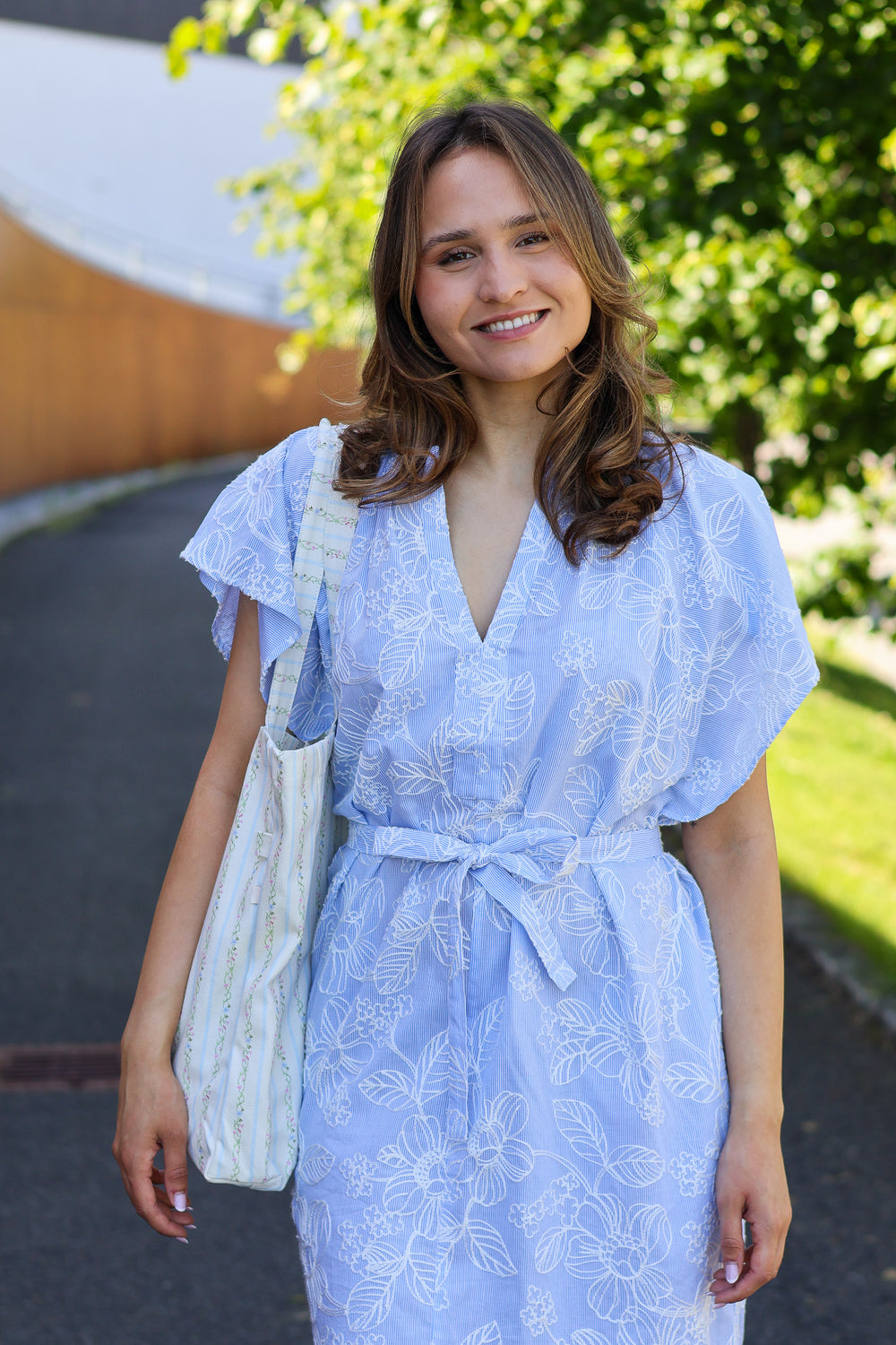 Aubrey Dress Cashmere Blue