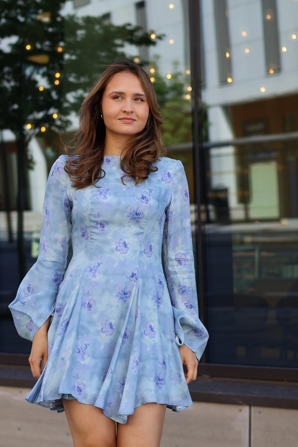 Riom Dress Pale Blue