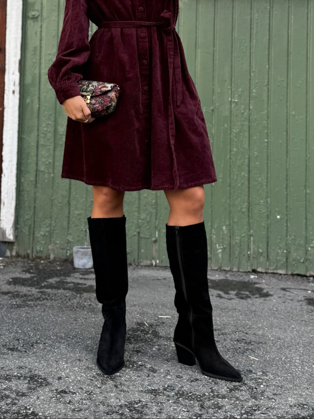 Marthe Suede Black Suede