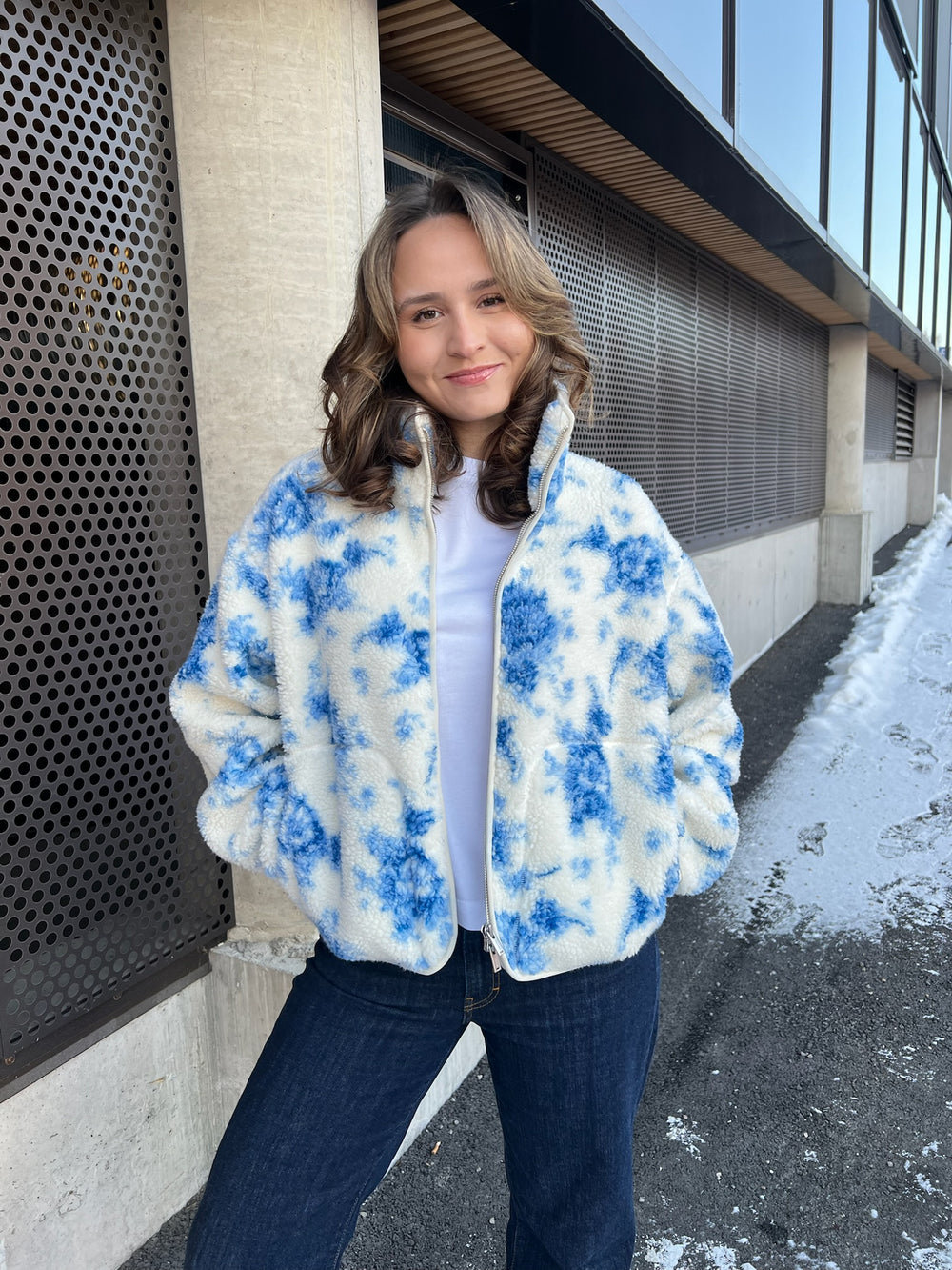 Rype Fleece Jacket White Mix