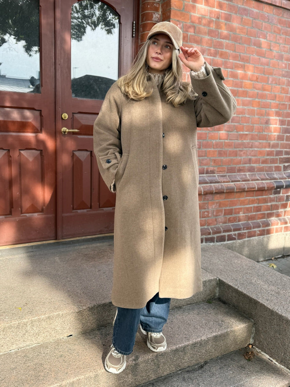 Alma Coat 14895 Camel