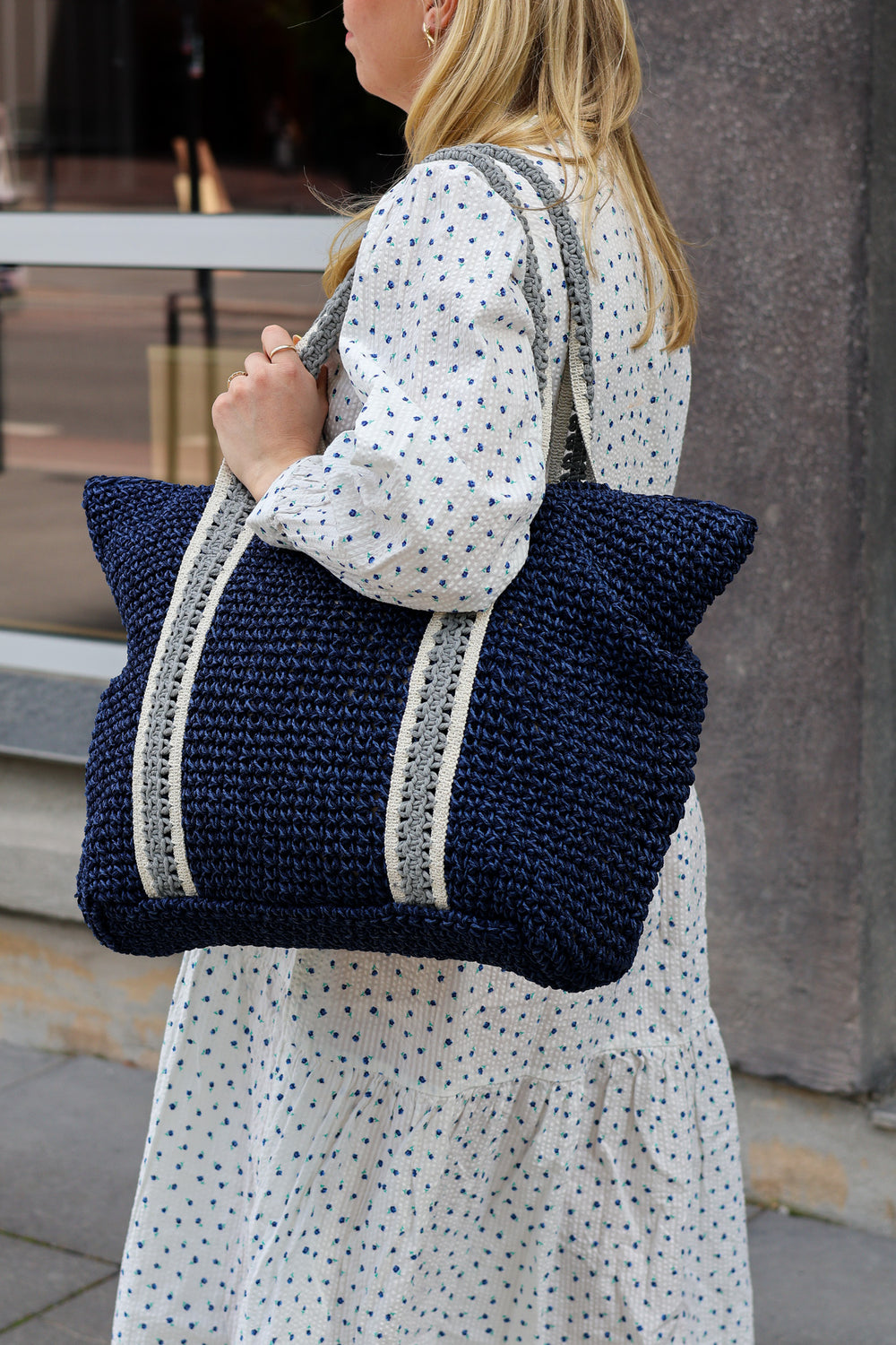 Strawchet Pheobe Bag Vintage Indigo Blue