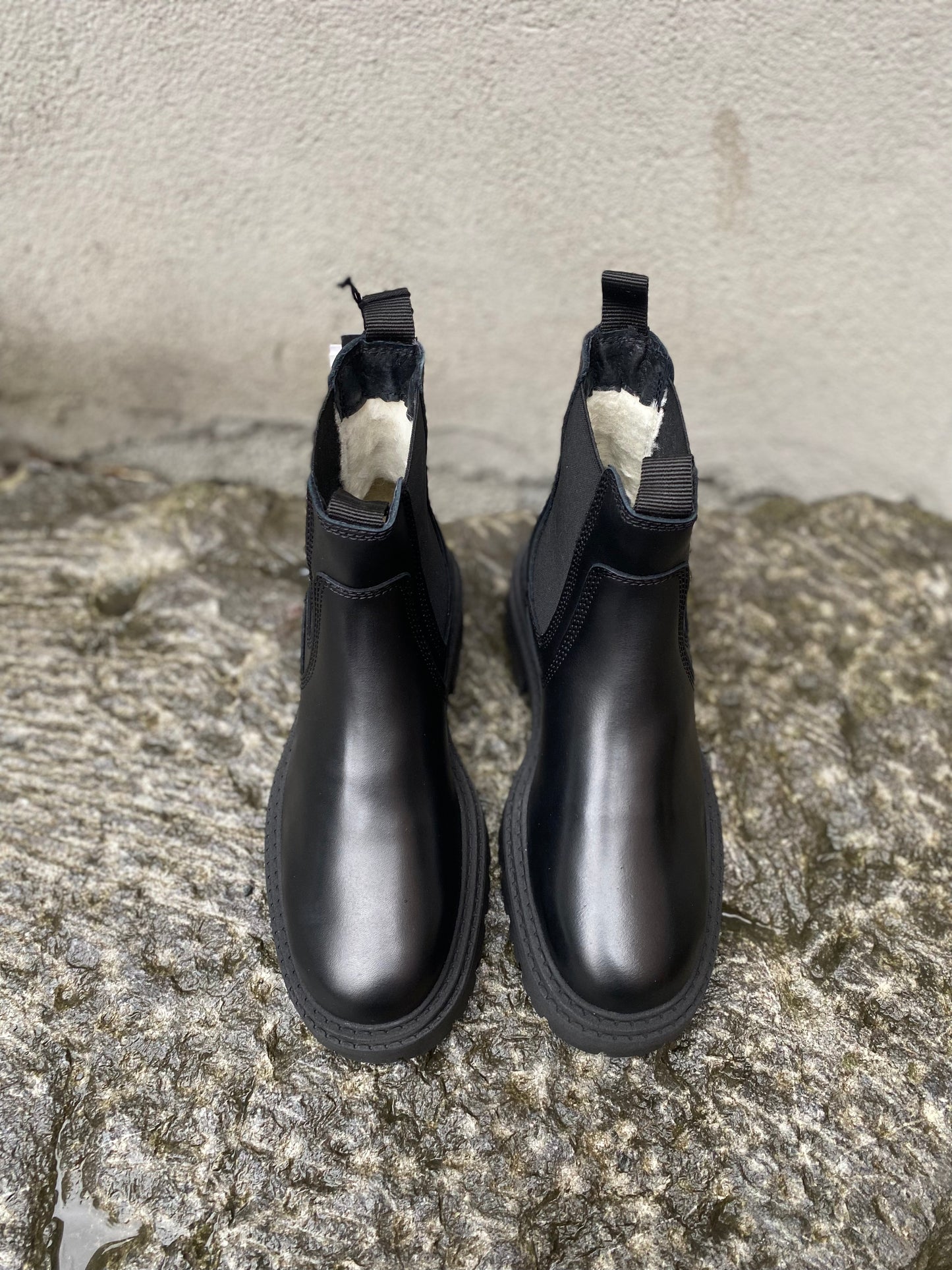 Gemma Wool Boots Black