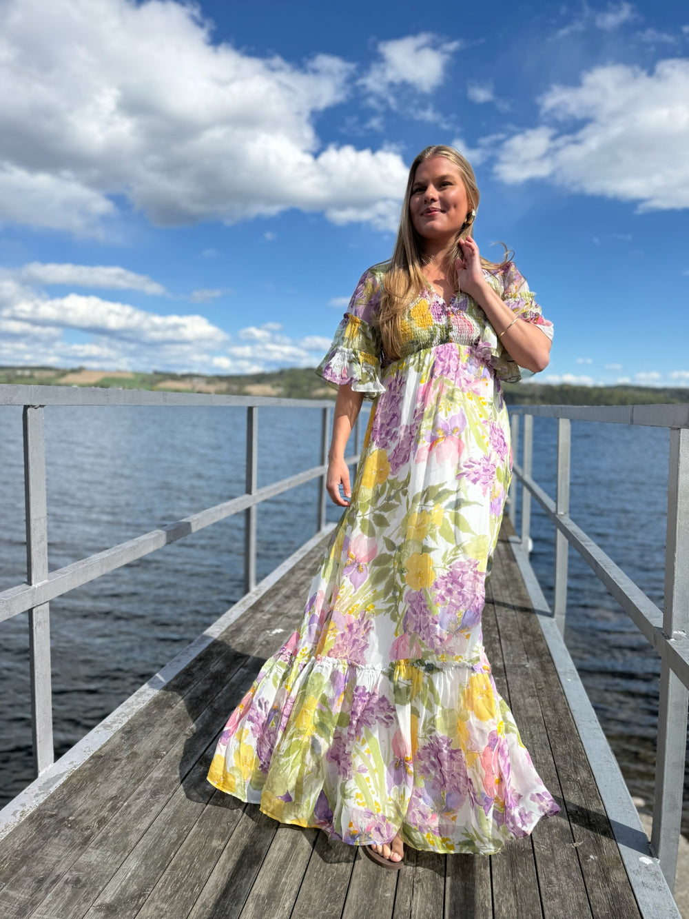 Organza Smocking Dress Springfield