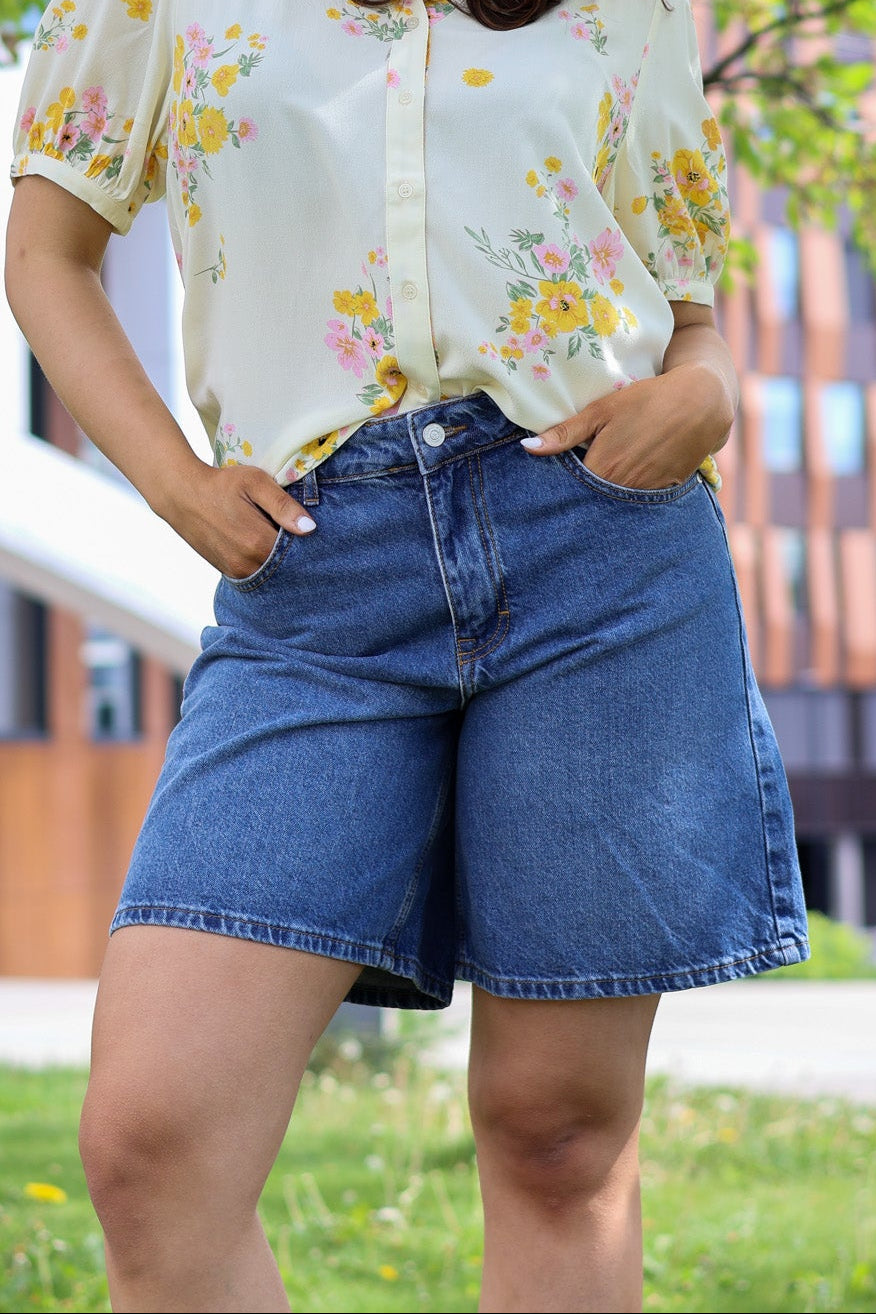 Talina-M Mayafabp32 Shorts Vintage Blue Wash