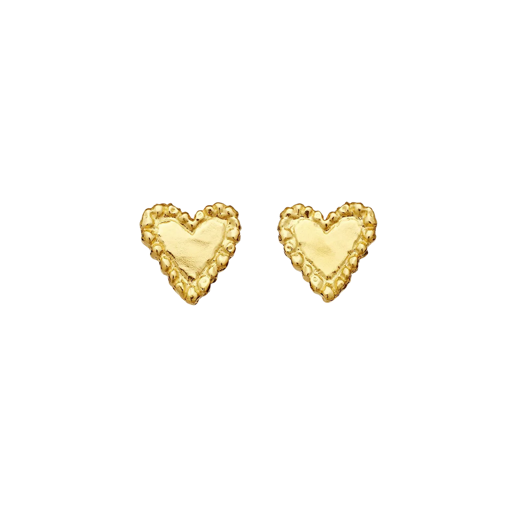 Julie Earrings Gold Plated Silver