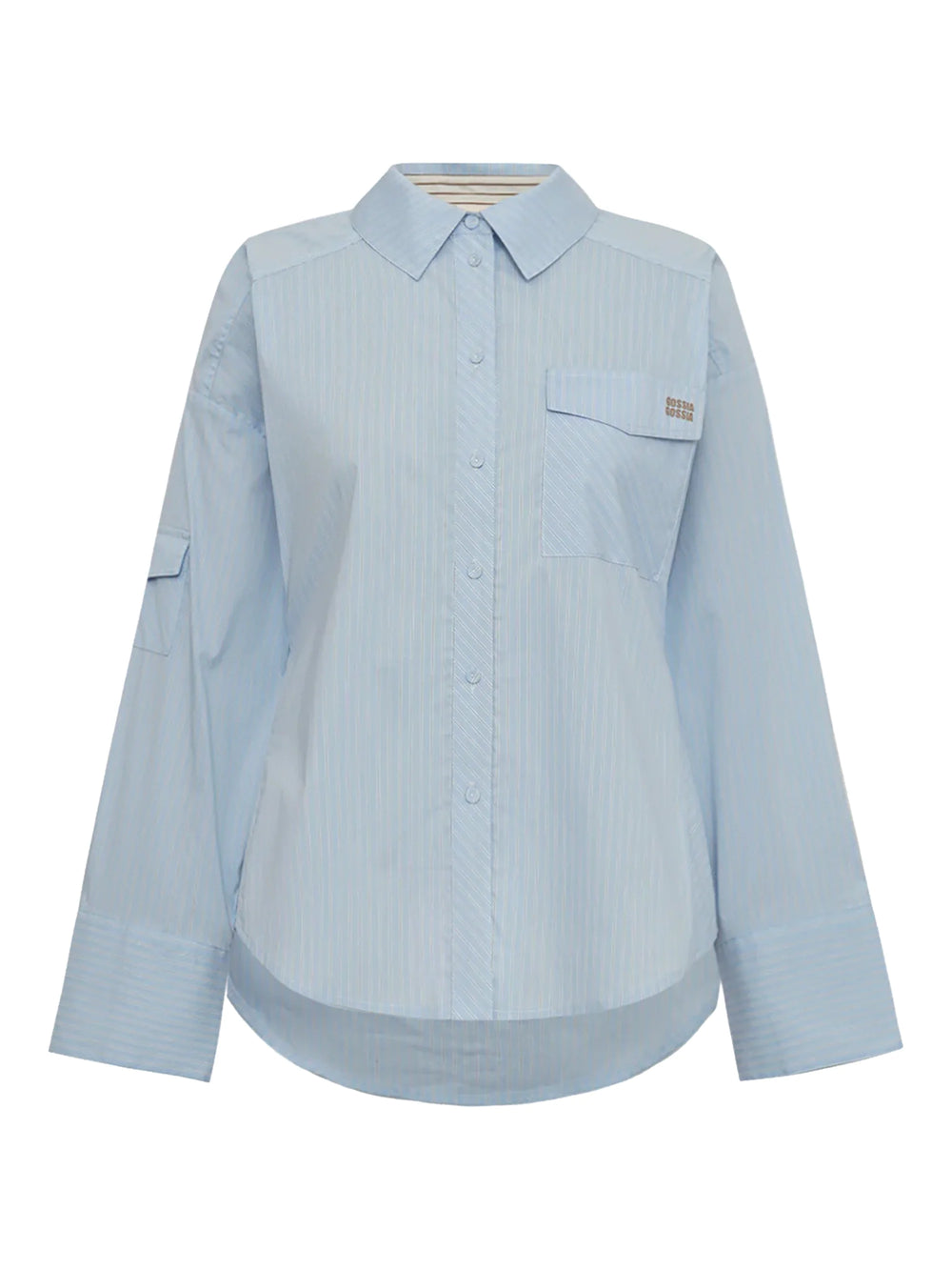 MaritGo Shirt Light Blue Stripes