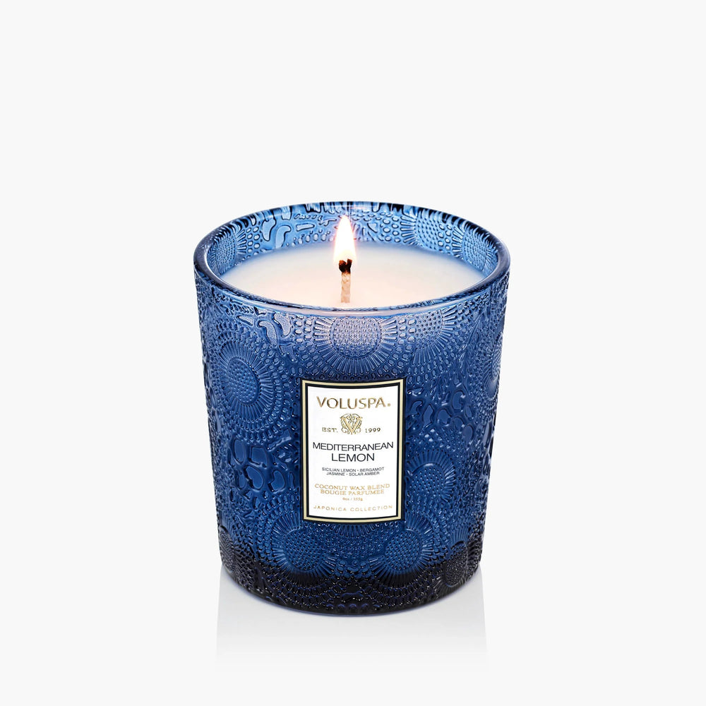 Classic Boxed Candle 255g Mediterranean Lemon