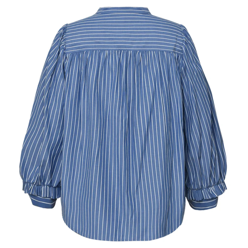 Gossia MeeGO Sia Blouse Blue Stripes - hvittrad.no