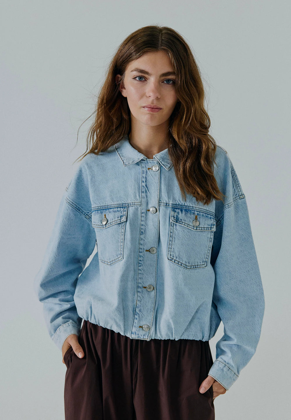 Mie Denim Jacket Light Blue Wash