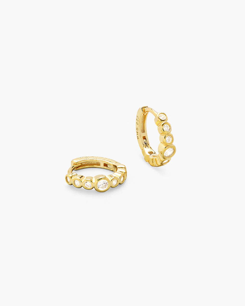 Nona Hoops Small Gold