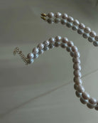 Philippa Studios Perle Petite Halskjede Gold - hvittrad.no
