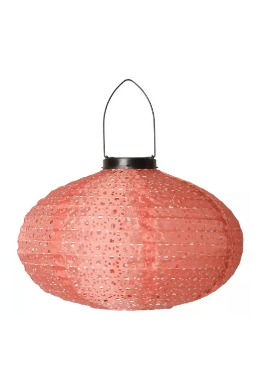 Lanterne m/solar Ellipse Rosa