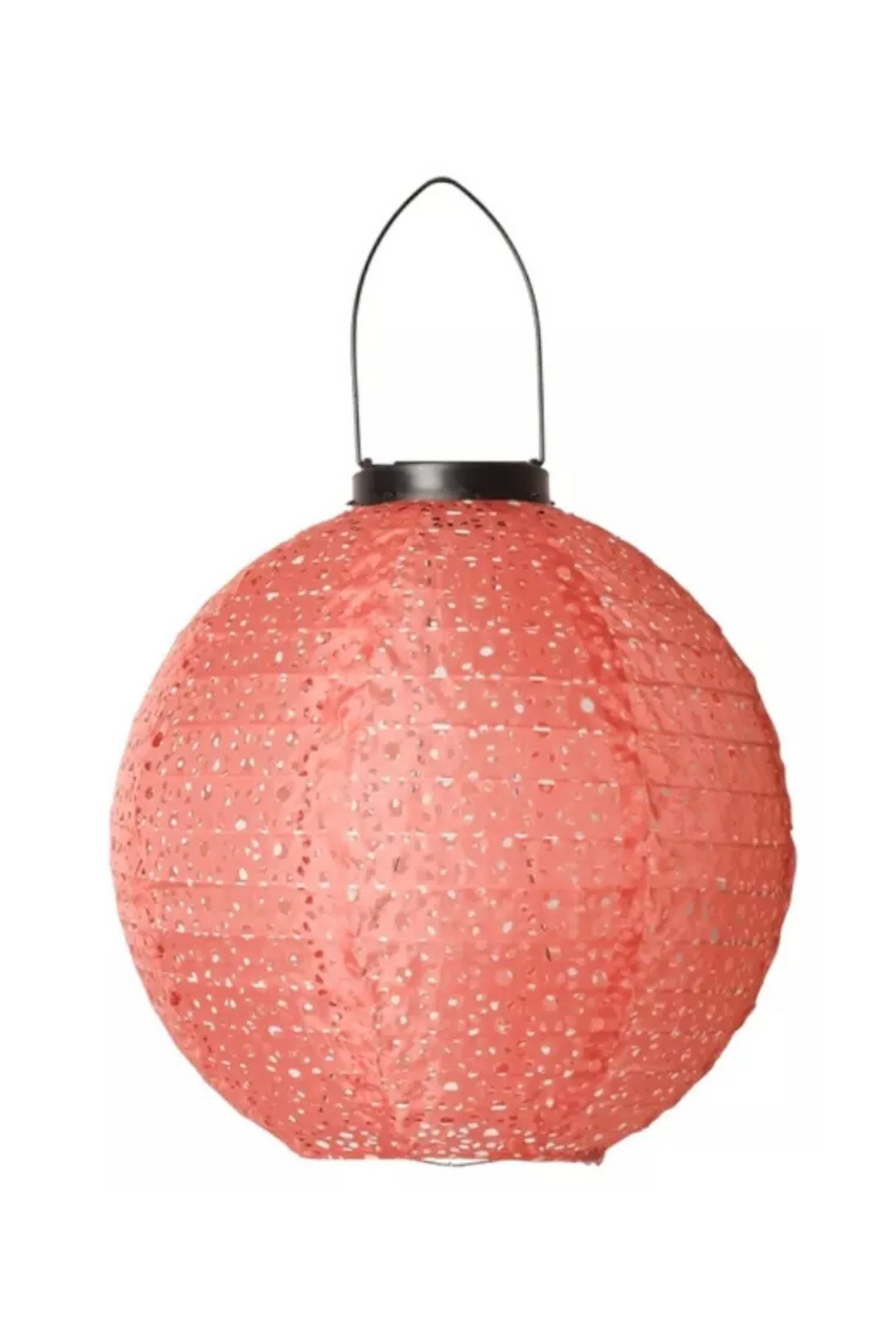 Lanterne m/solar Globe Rosa