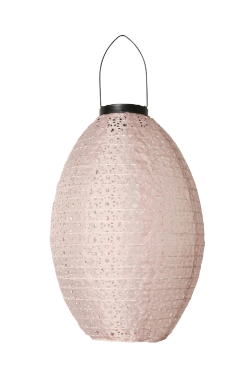 Lanterne m/solar lys rosa