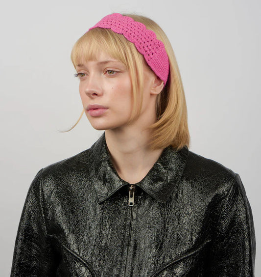 Sui Ava Bohemian Headband Pink - hvittrad.no
