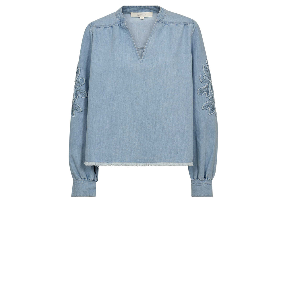 SalomaGO Blouse Light Blue Denim
