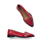 Pavement Saso Low Red Patent - hvittrad.no