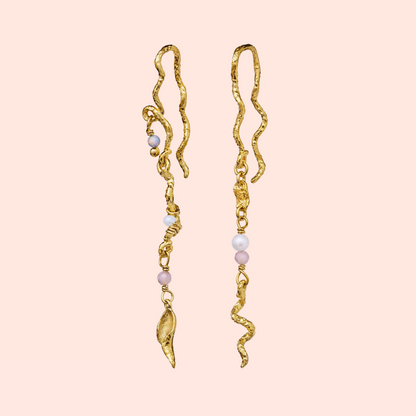 Maanesten Elisa Earrings - hvittrad.no