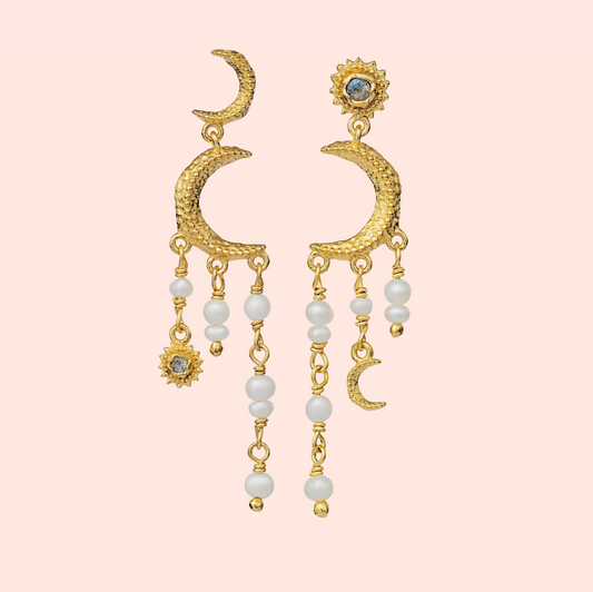 Maanesten Astrea Earrings - hvittrad.no