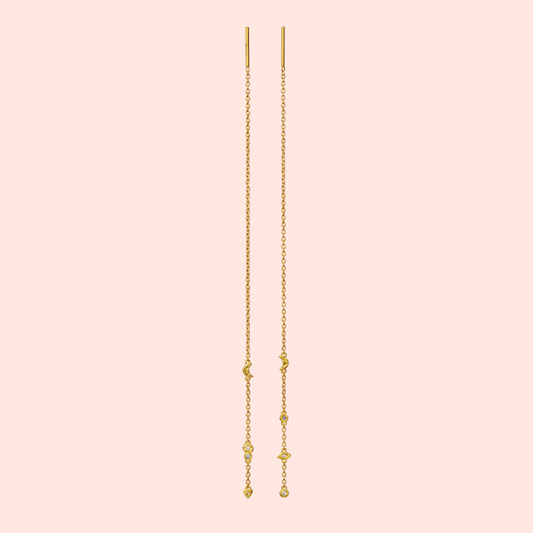 Maanesten Kristina Earrings - hvittrad.no