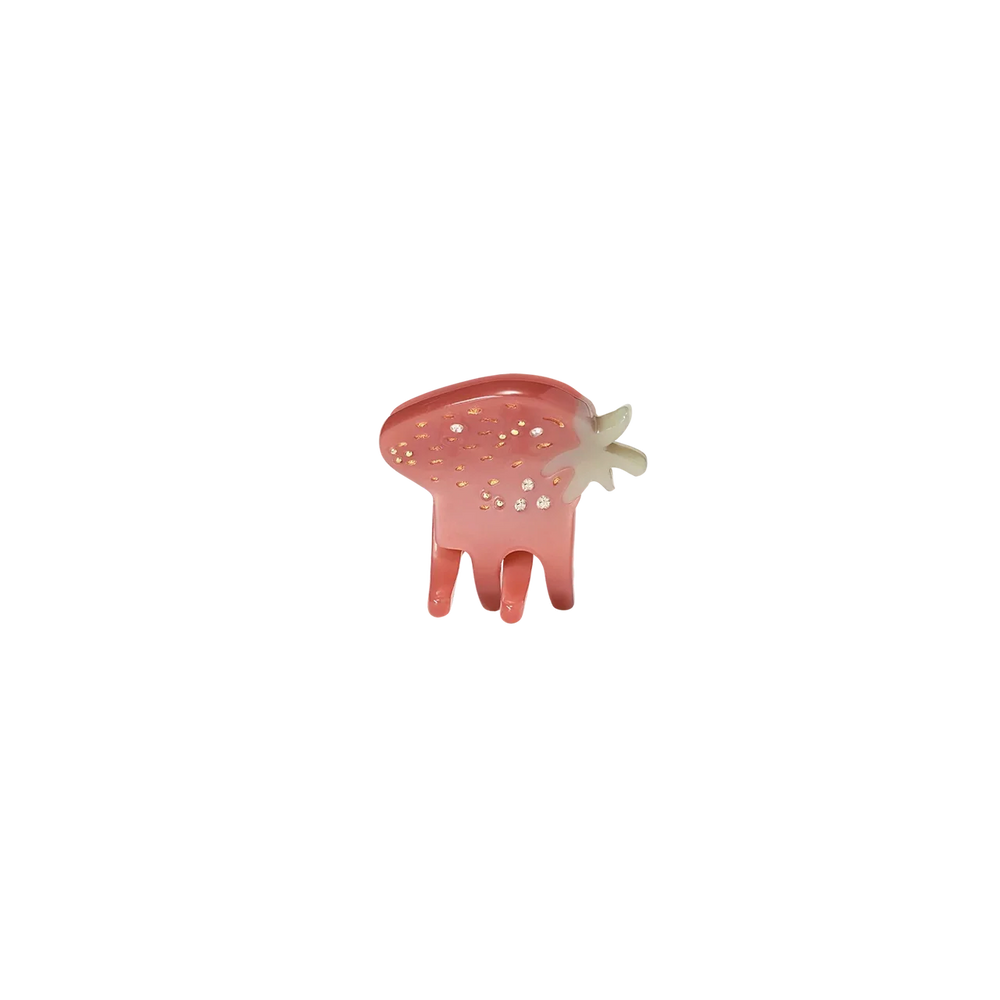 Small Strawberry Hairclaw Cranberry
