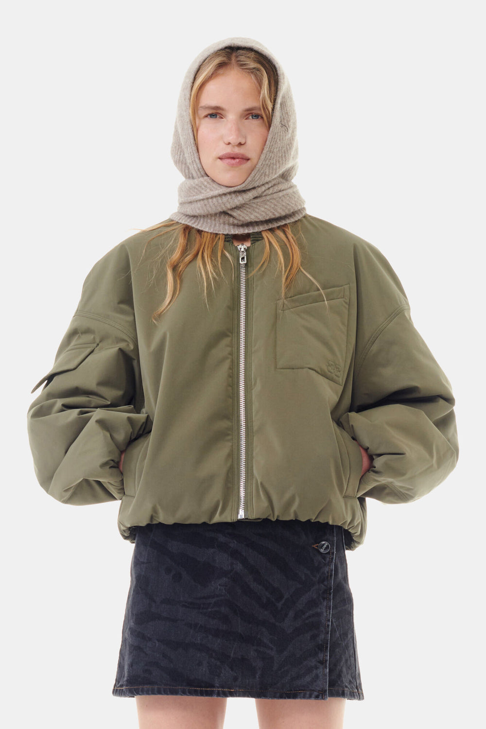 Soft Wool Balaclava Almond Milk