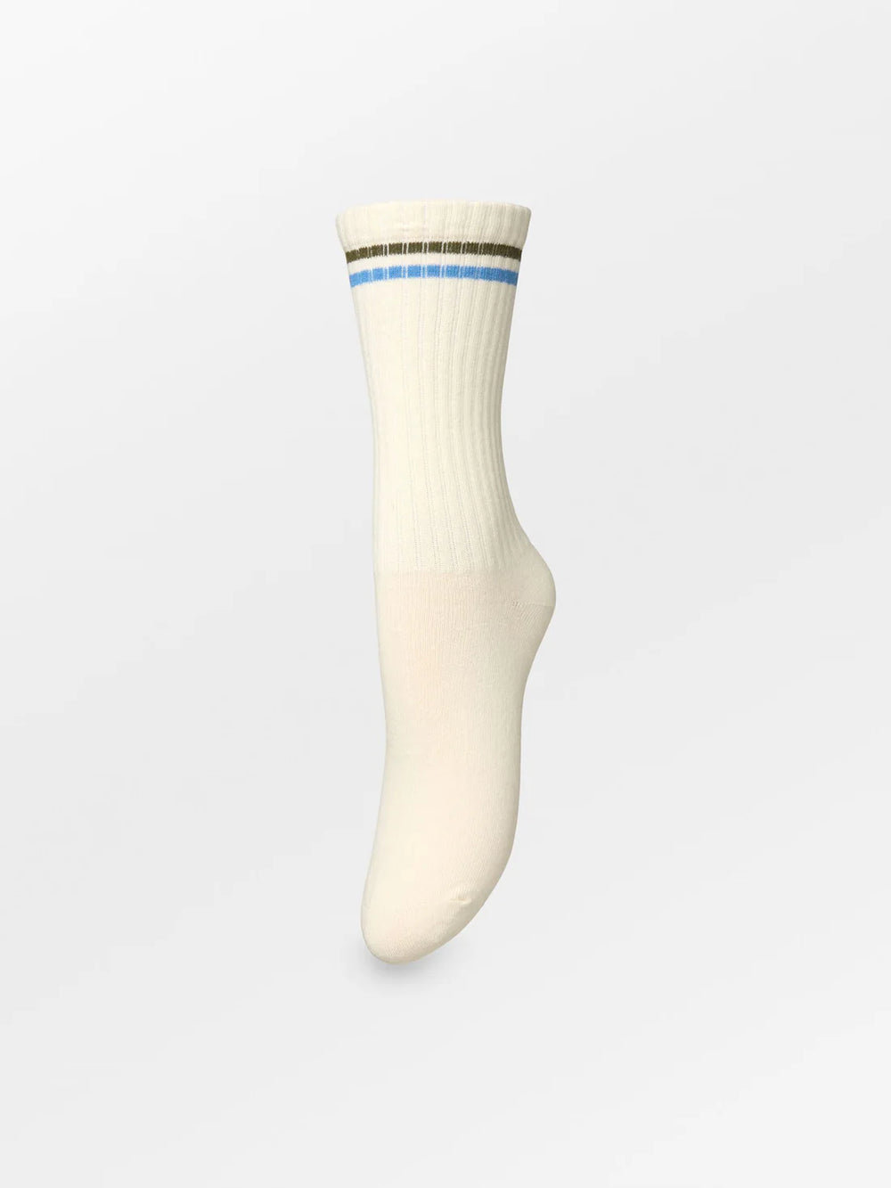 Stripea Cotta Sock Birch White