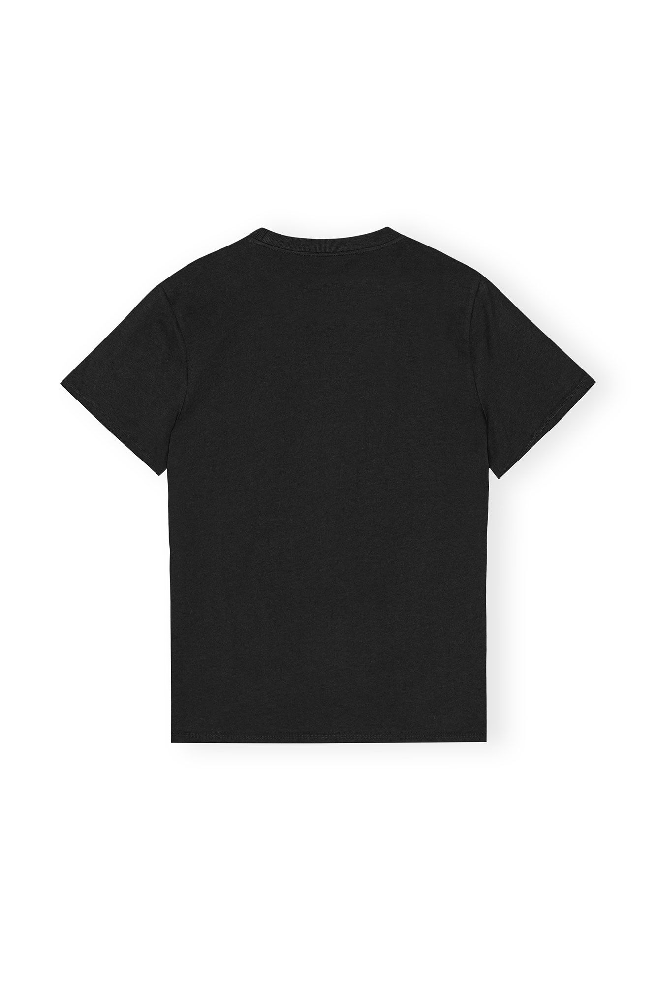 GANNI Basic Jersey Rose Relaxed T-shirt Phantom - hvittrad.no