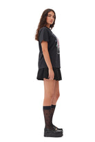 GANNI Basic Jersey Rose Relaxed T-shirt Phantom - hvittrad.no