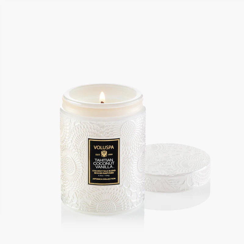 Small Jar Candle 156g Tahitian Coconut Vanilla