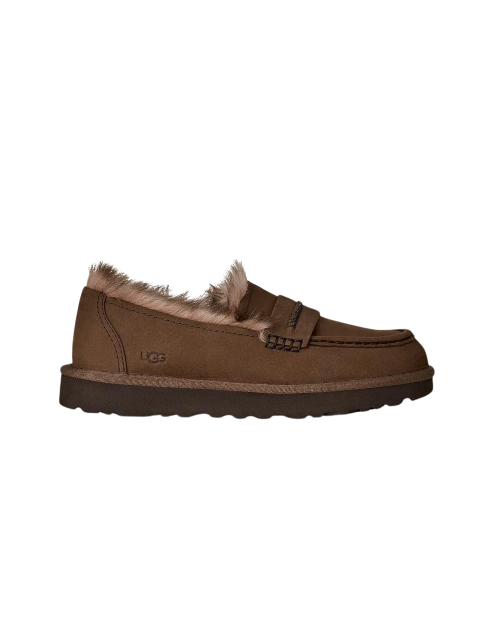 W Ellis Nubuck Loafer Dark Chestnut