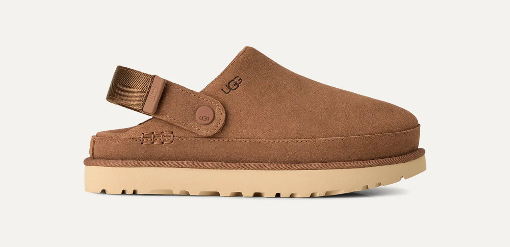 W Goldenstar Clog Chestnut