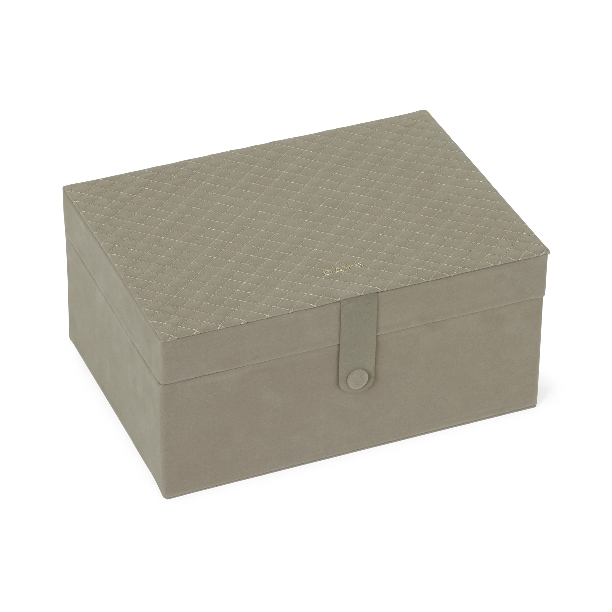 Day Q Jewelry Box Big Cobbelstone hvittrad