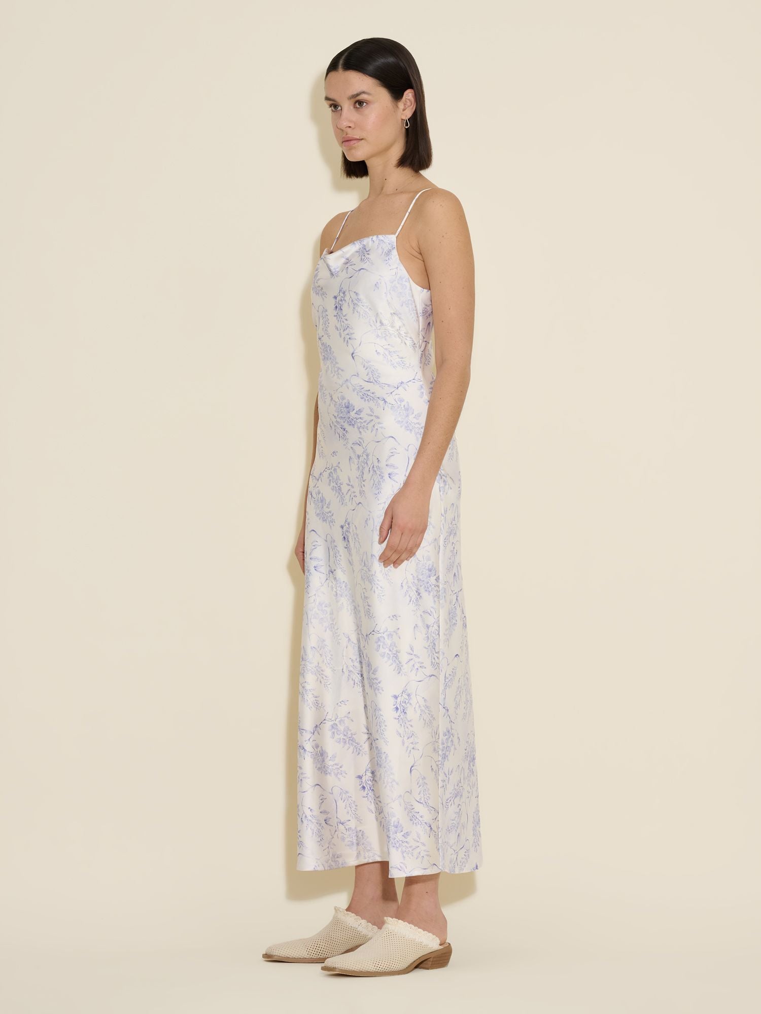 Holzweiler Eila Print Dress Lilac Mix - hvittrad.no