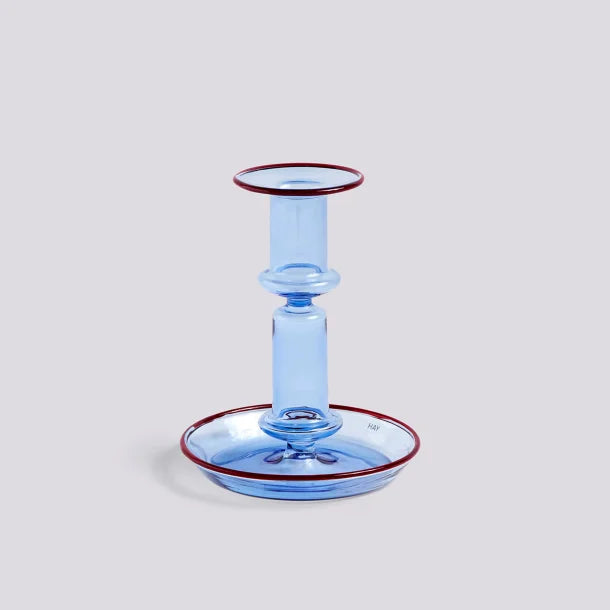 Flare Medium Light Blue With Red Rim