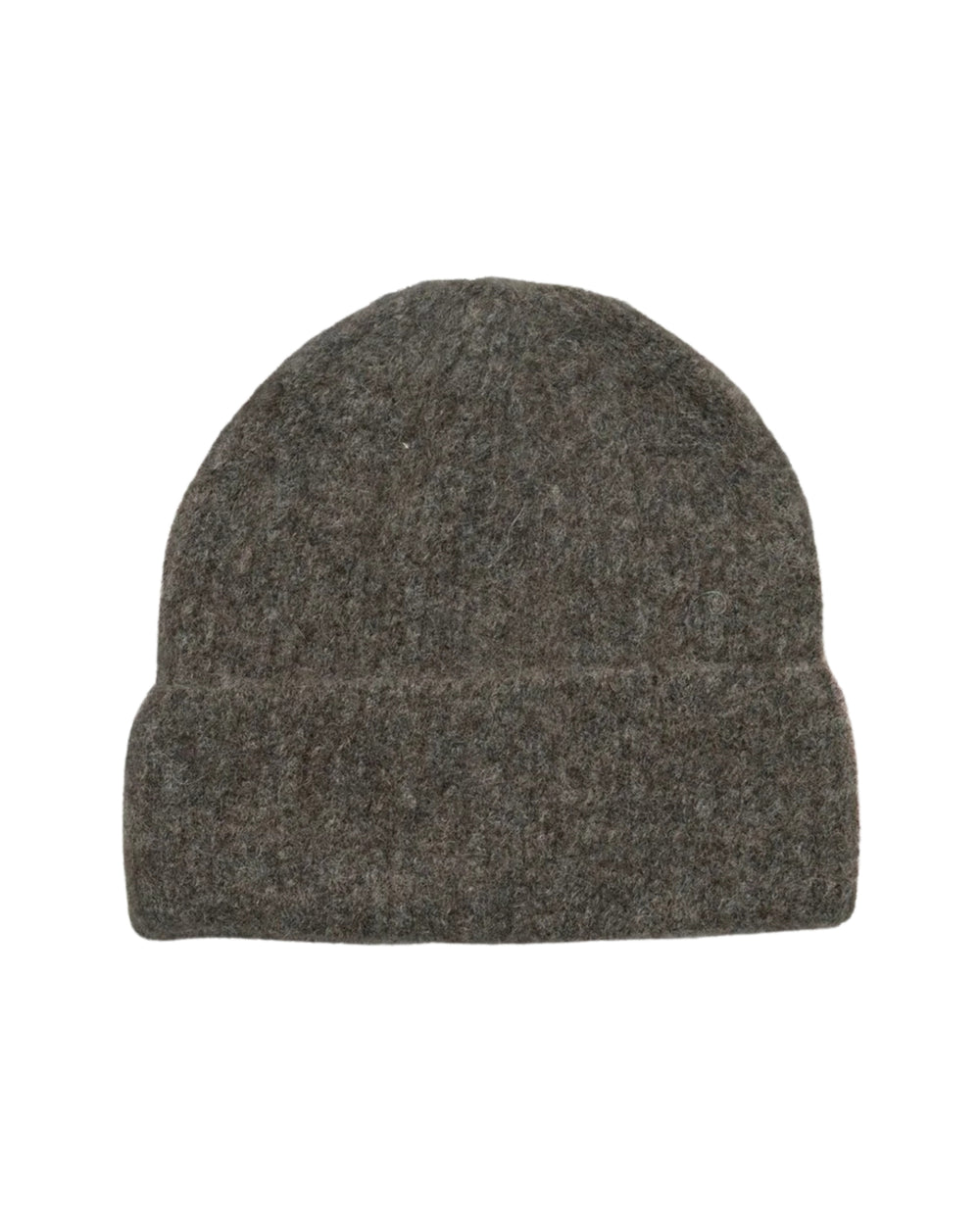 Alpaca Wool Beanie Hot Fudge Brown