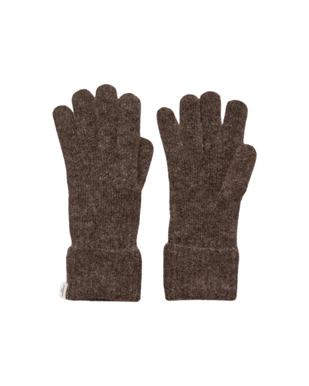 Alpaca Wool Glove Hot Fudge Brown