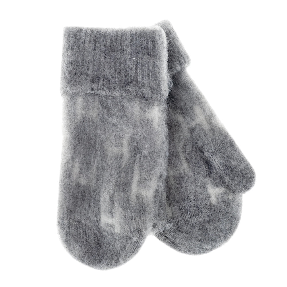 Asta Mittens Grey Melange
