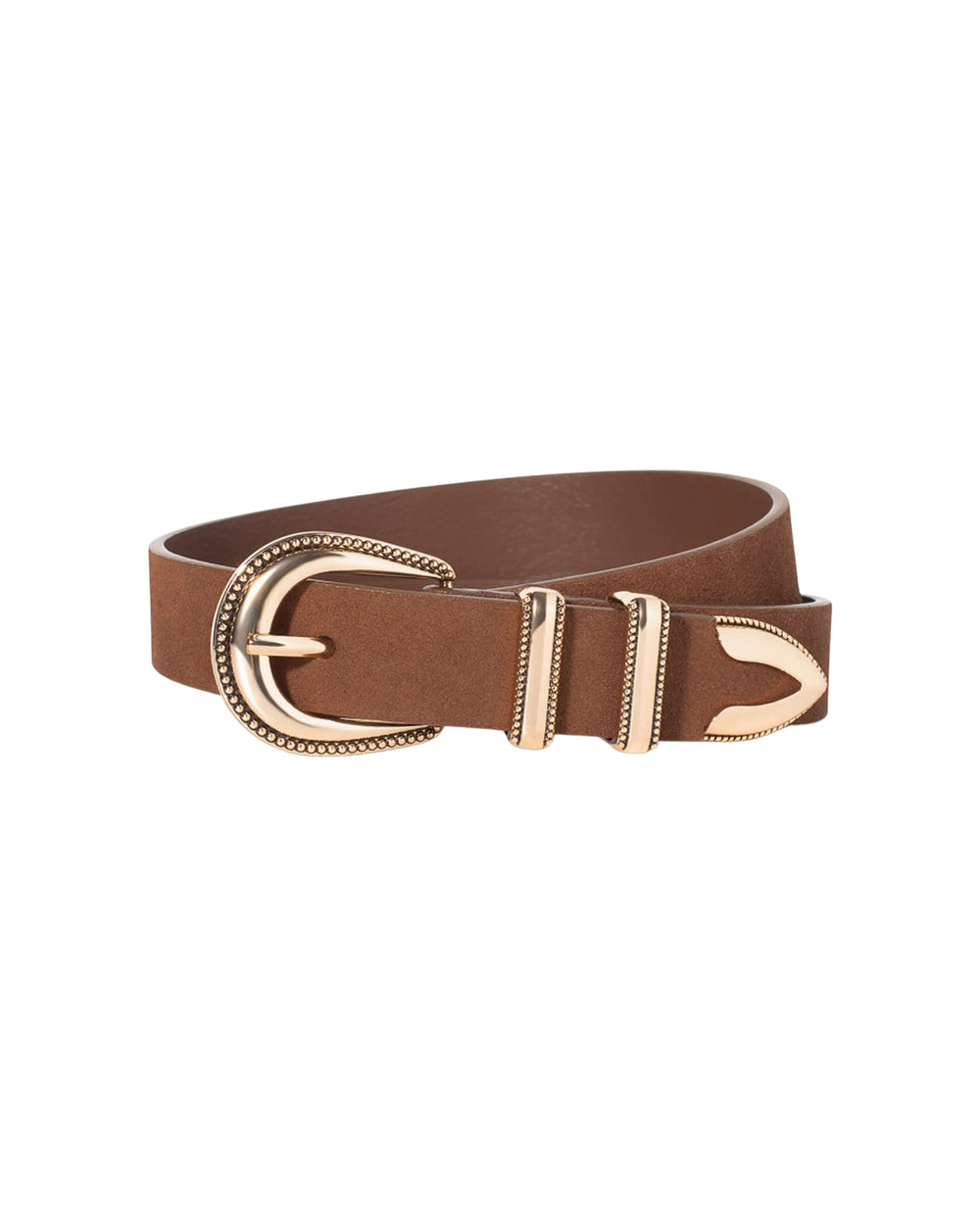 Aubrey Belt Brown Gold