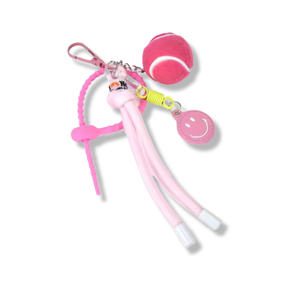 Bag Charm Set Pink