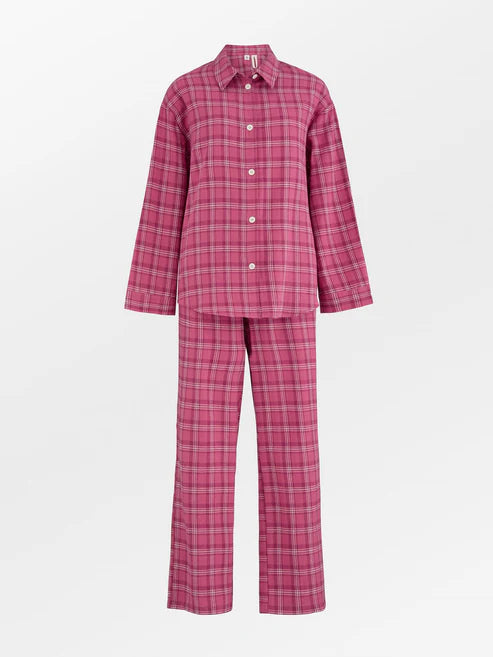 Flannel Pyjamas Set Desert Rose