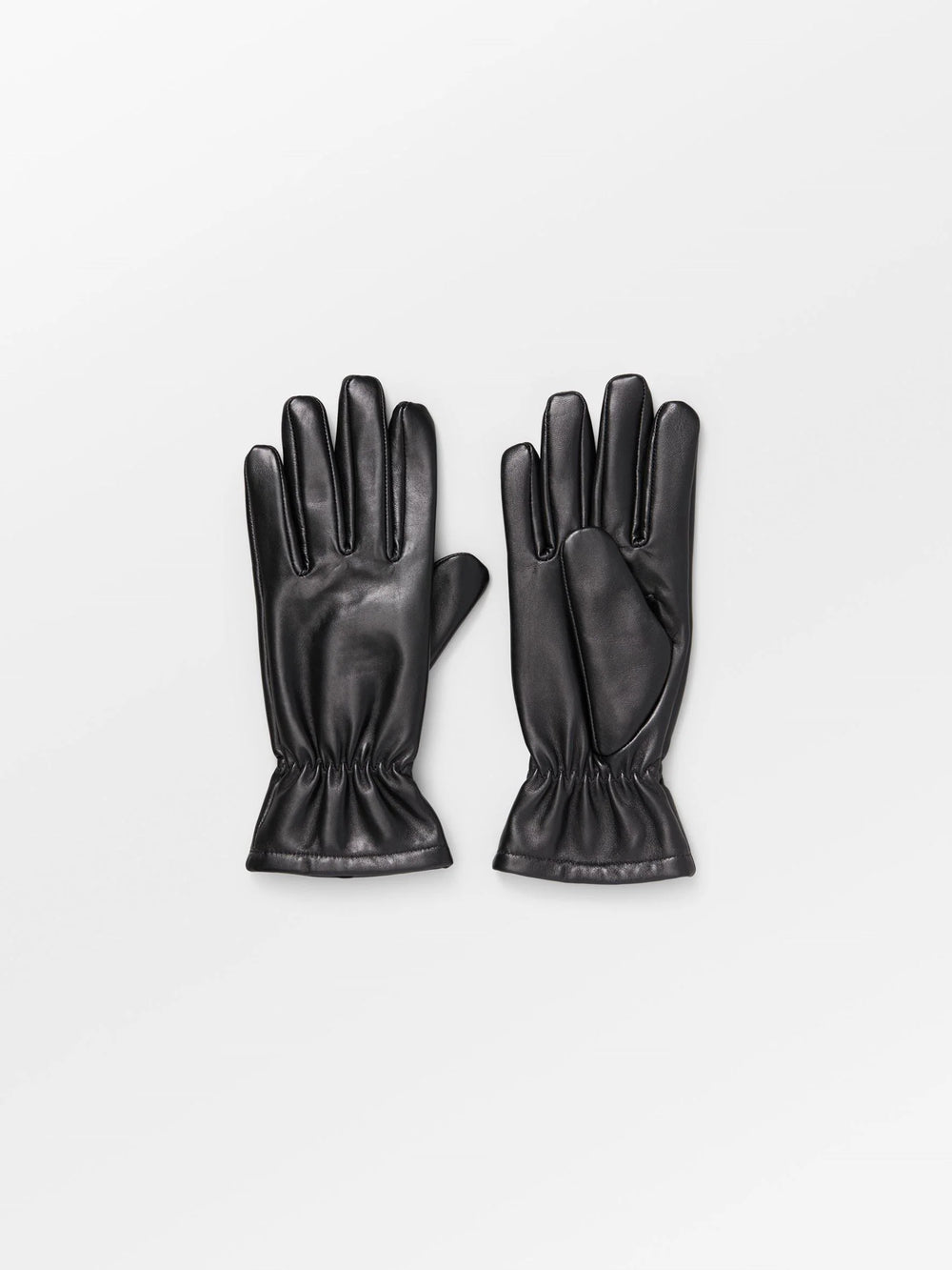 Smooth Leather Gloves Black