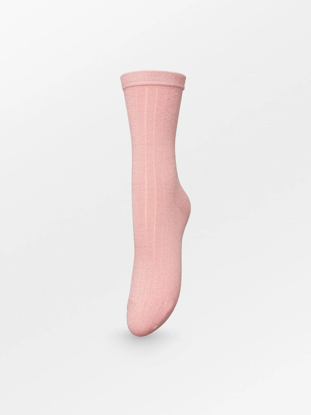 Rib Glitter Sock Geranium Pink
