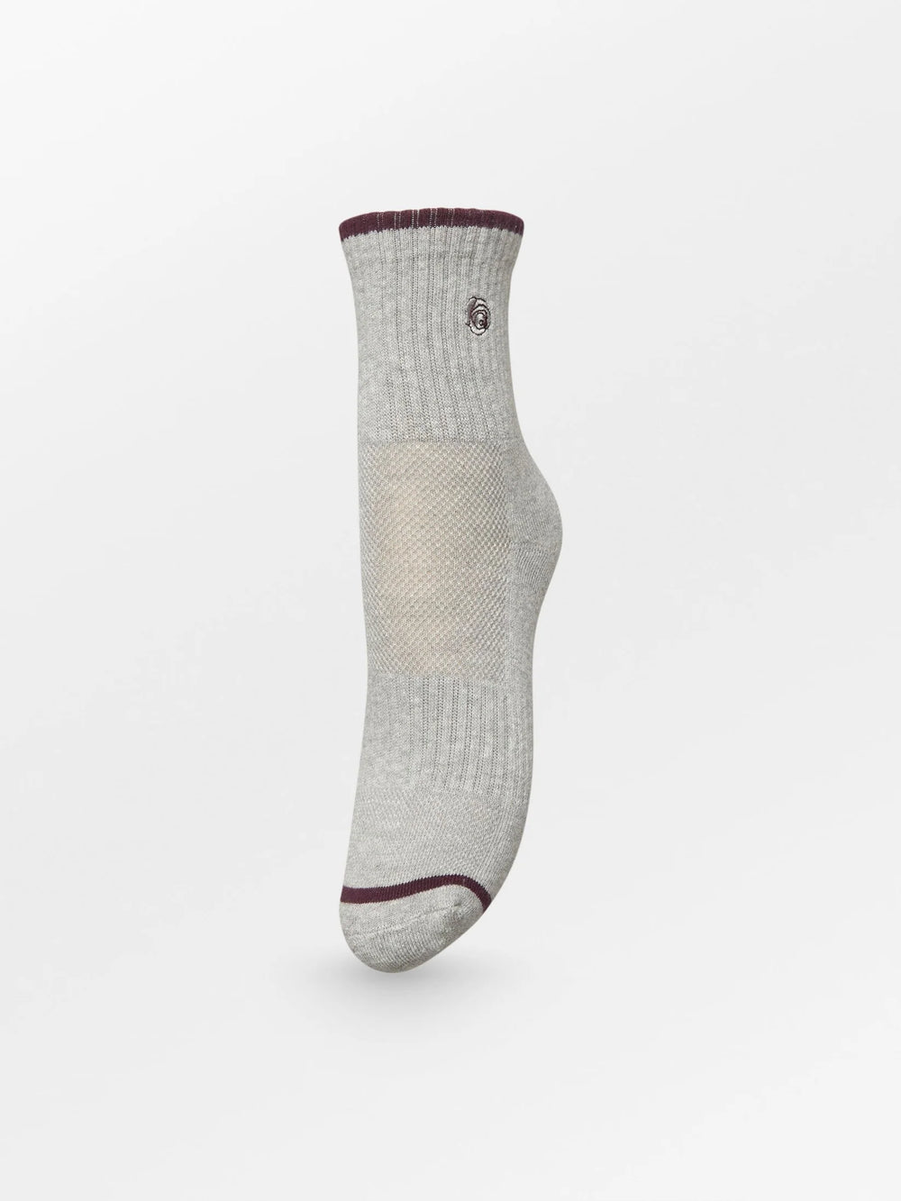 Rose Cotta Short Sock Light Grey Melange