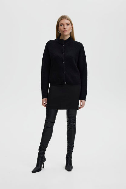 AlphaGZ Short Cardigan Black