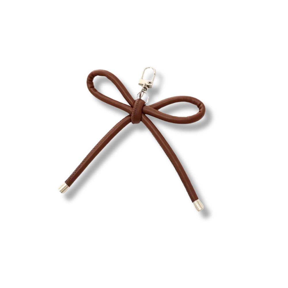 Bow Charm Brown