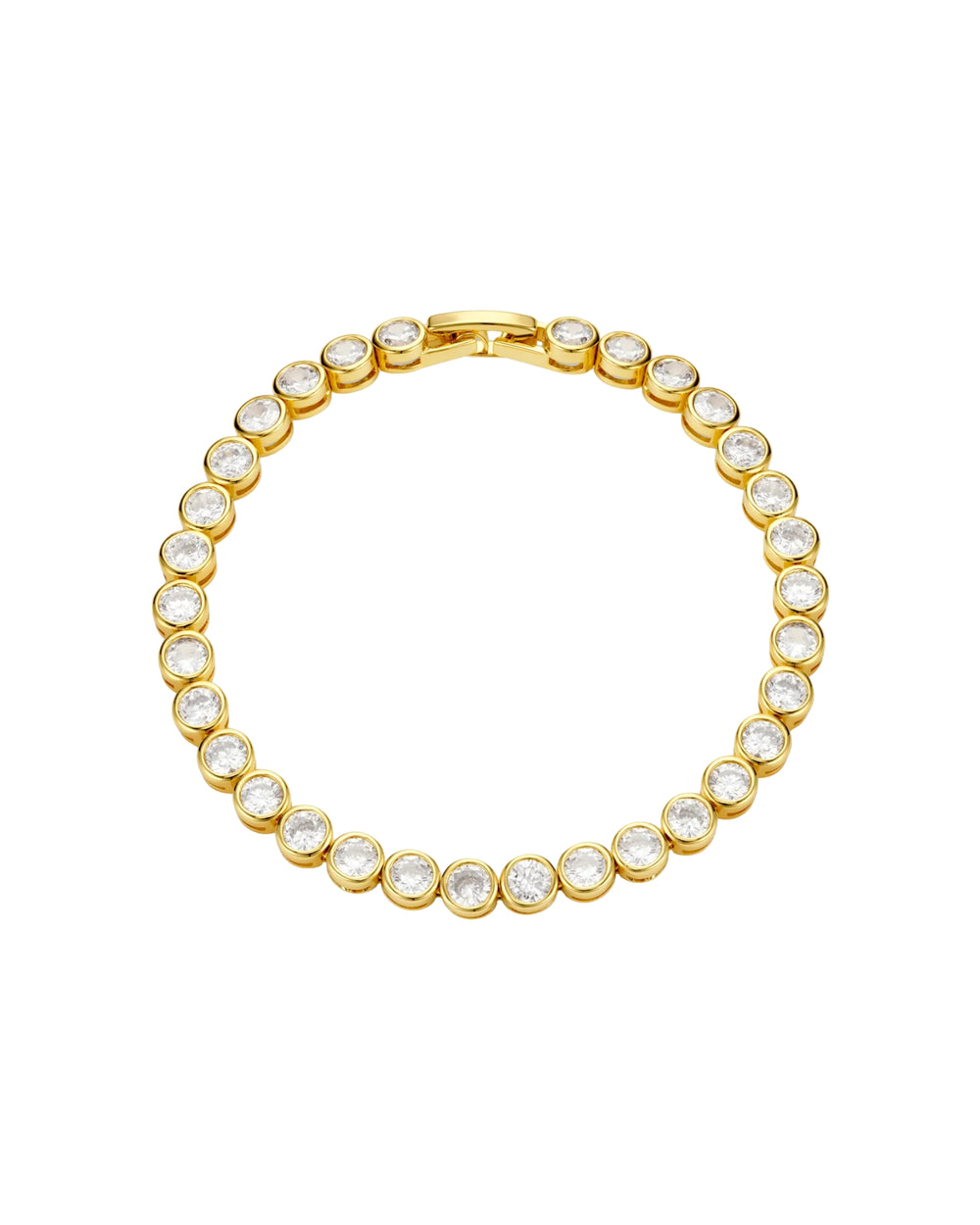 Luxe Tennis Bracelet 18K Gold