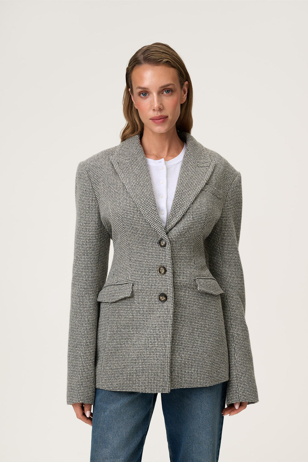 Bremen Blazer Grey Melange