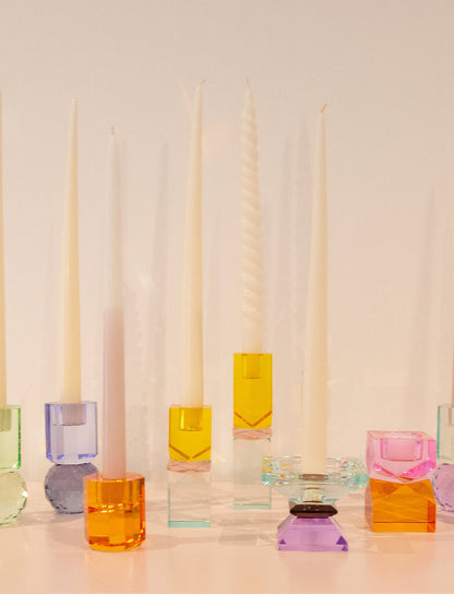 C'est Bon Crystal Holder - Butter/L.pink - hvittrad.no
